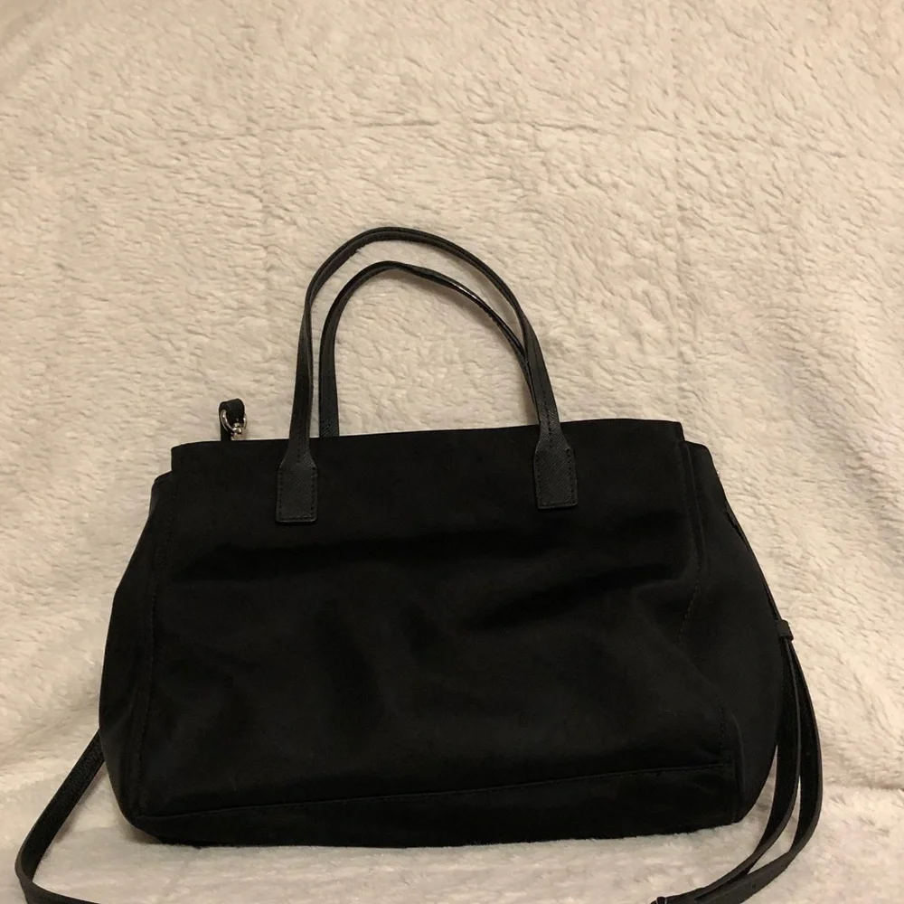 Kate Spade Classic Nylon Black Satchel Medium Size - Picture 4 of 8